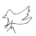 葛餅 の絵: とり