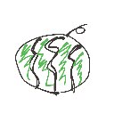 さり の絵: すいか