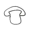 かいせい の絵: きのこ