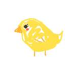 ゆきこ の絵: ひよこ
