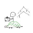 さく の絵: うらしまたろう