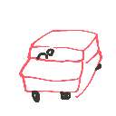 ななねえ の絵: くるま