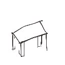 かえでのかえで の絵: つくえ