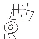 かい の絵: わなげ