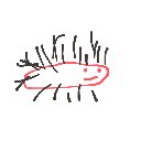でかちんせつな の絵: けむし