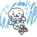 おざき の絵: にんぎょ