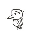 かつどん の絵: すずめ