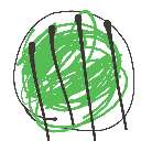 りり の絵: すいか