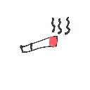 さぎり の絵: たばこ