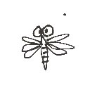 さぎり の絵: とんぼ