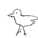 かなと の絵: からす