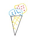 あや の絵: あいす