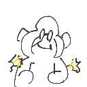 きりもち の絵: ごりら
