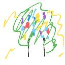 あむ の絵: くりすます