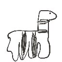 漆黒のGOD の絵: しまうま