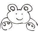 漆黒のGOD の絵: しろくま