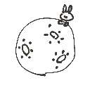 もずく の絵: つき