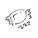 ちんちんちんちん の絵: まくら