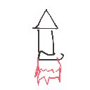 ? の絵: ろけっと