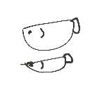 のぶ の絵: めだか