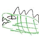 かれん の絵: わに