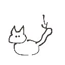 らっこ の絵: しっぽ