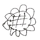まこ の絵: ひまわり