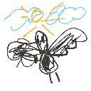 イケメンゆなちゃん の絵: からす
