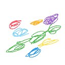 イケメンゆなちゃん の絵: えのぐのなかみ