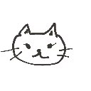 にゃんぴ の絵: ねこ