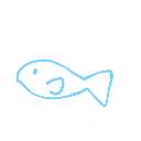 あつこ の絵: めだか