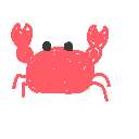 よう の絵: かに