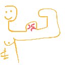 さぶろう の絵: むきむき