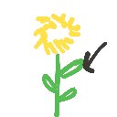 ドナルドトランプ の絵: きくのはっぱ