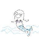 最弱もるもる撤退 の絵: にんぎょ