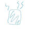 ひゅーが の絵: こおり