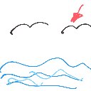 ひゅーが の絵: かもめ