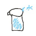テオくん の絵: すいとう