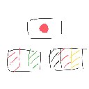 あかり の絵: すうじくこく