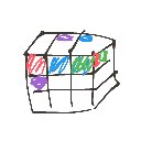 いみ の絵: るーびっくきゅーぶ