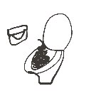 いみ の絵: といれ