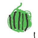 ななみ の絵: すいか