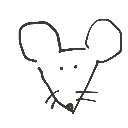 ʕ•̫͡•ʕ•̫͡•ʔ の絵: ねずみ