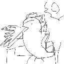 ʕ•̫͡•ʕ•̫͡•ʔ の絵: こぶら