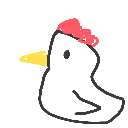 おけーい の絵: にわとり