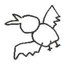 おけーい の絵: からす