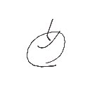 クマゼミ の絵: りんご