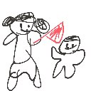 カラフルピーチ翔太100 の絵: まま