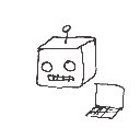 もち の絵: めか