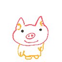 まい の絵: ぶた